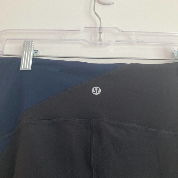 Lululemon Nulu Colour Block Tight True Navy BLK - Picture 9 of 14